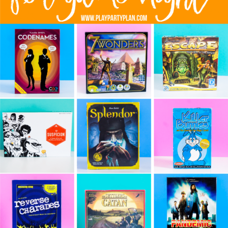 The best board games for adults or for teens! Setup a game night or a party and play these amazing board games - everything from classic games to strategy games you’ve probably never heard of! And even a bunch of board games that work for couples or for two players!