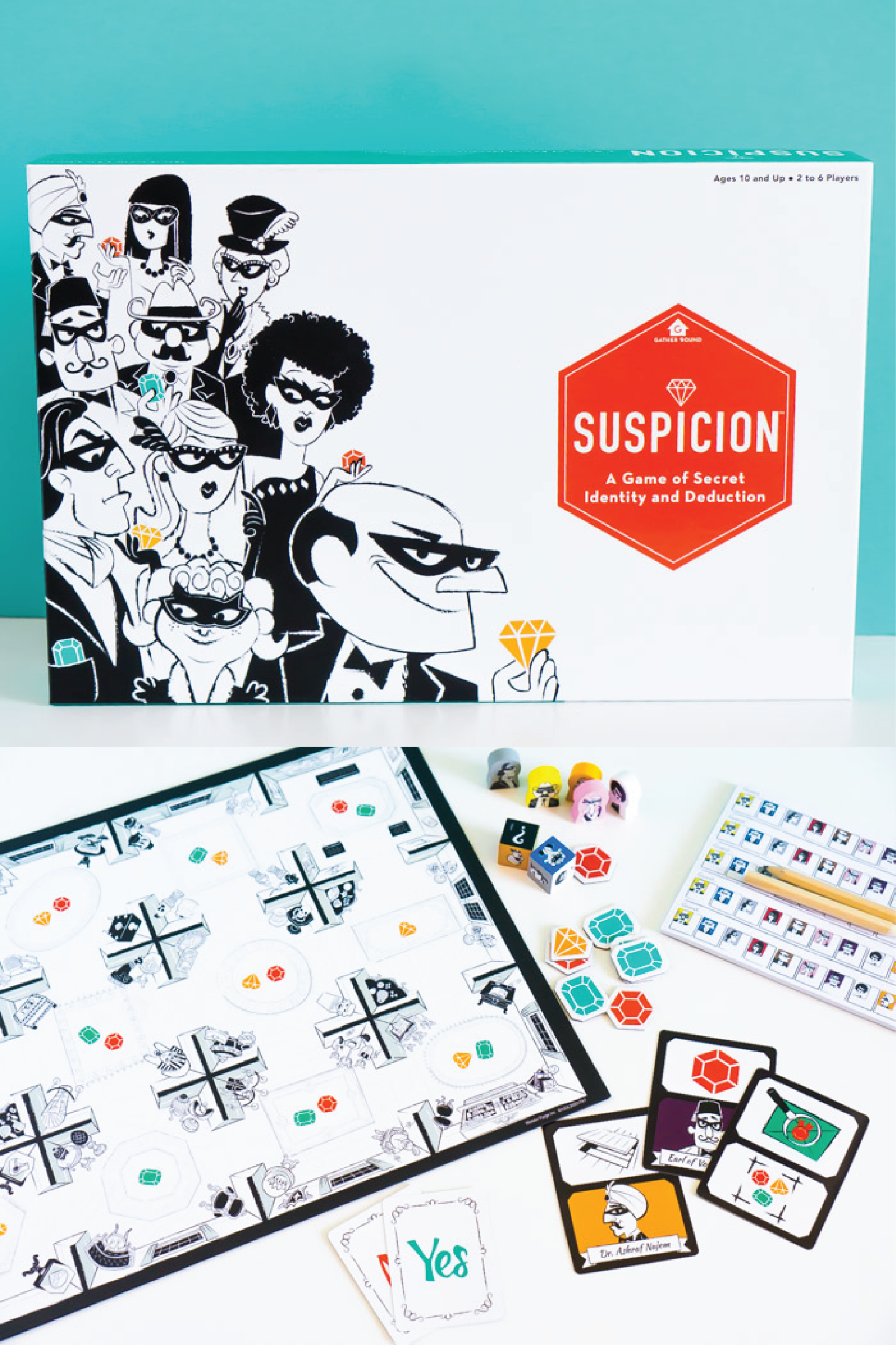 Suspicion is one of the newer adult board games