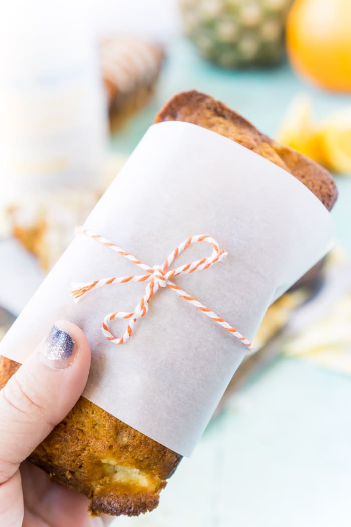 This coconut pineapple bread makes a great gift