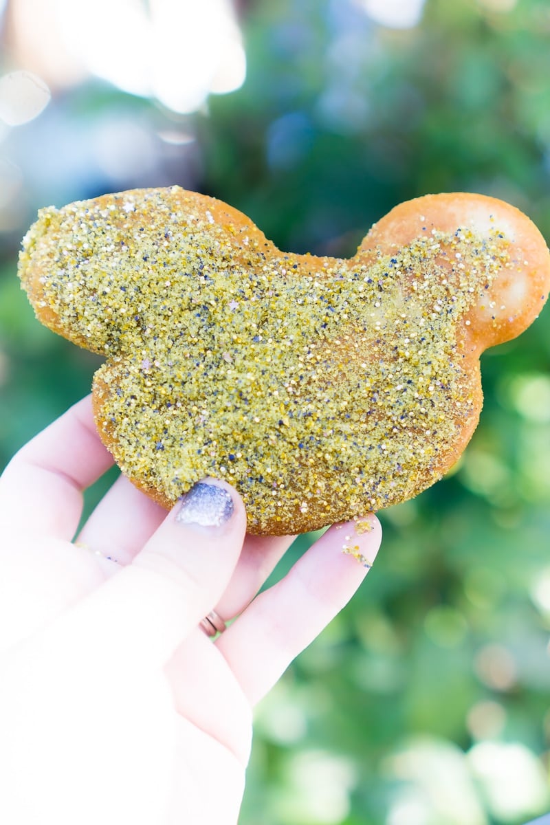 Disneyland offers seasonal beignets like Mardi Gras and pumpkin