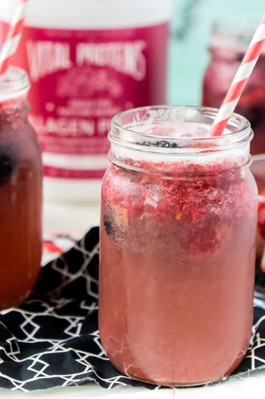 A simple berry mocktail for any party