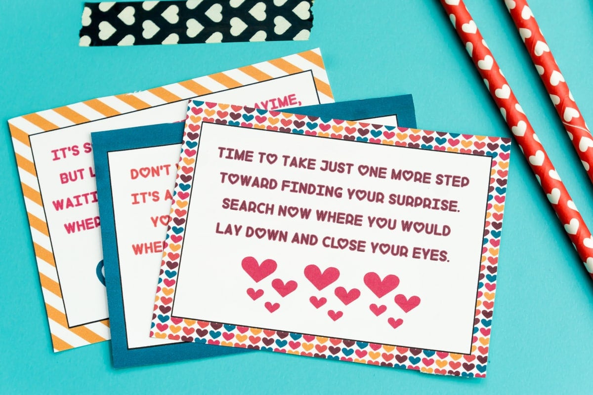 A simple Valentine's Day hunt for kids
