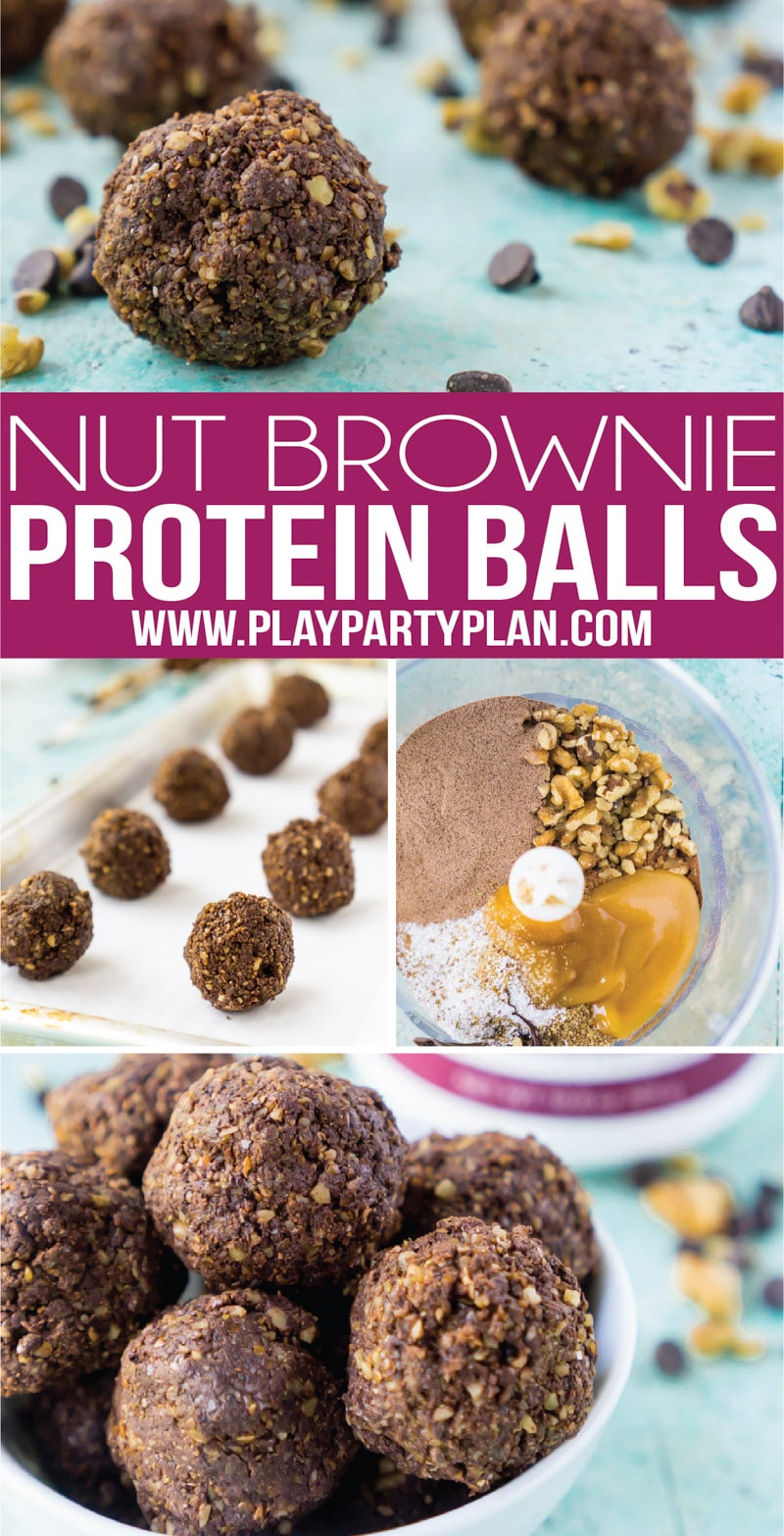 These no bake chocolate brownie protein balls are a healthy alternative when you’re craving something sweet! They’re gluten free and use cocoa powder and low carb chocolate chips for a hint of sweetness! They’re easy to make and great for everyone - for kids and for adults!