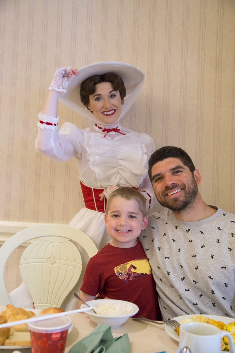 Mary Poppins at 1900 Park Fare Disney character dining
