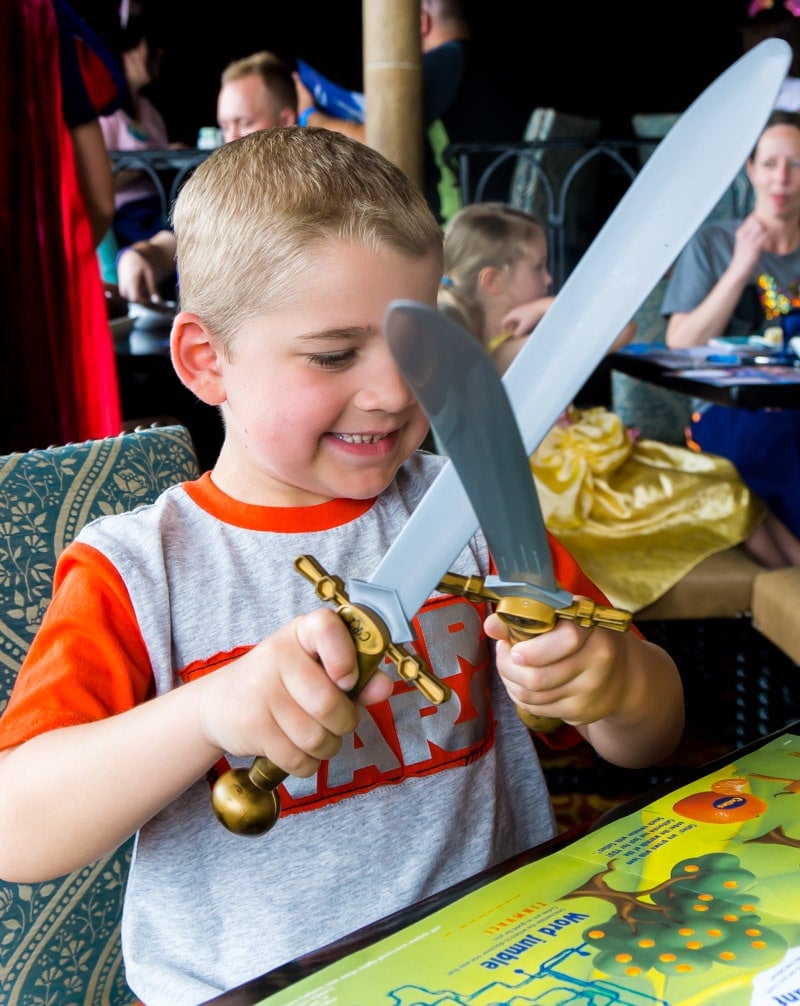 Swords at Cinderella's Royal Table