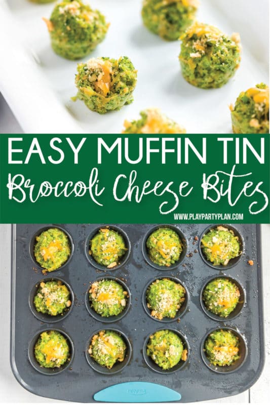 These broccoli cheese bites make the perfect side for dinner or a great healthy comfort food option! Or better yet - serve them as an appetizer at a brunch or baby shower!