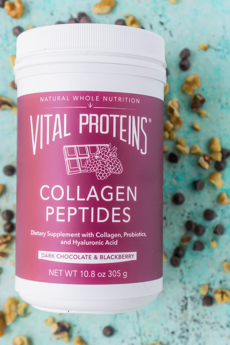 Vital Proteins collagen peptides are great in these chocolate protein bites