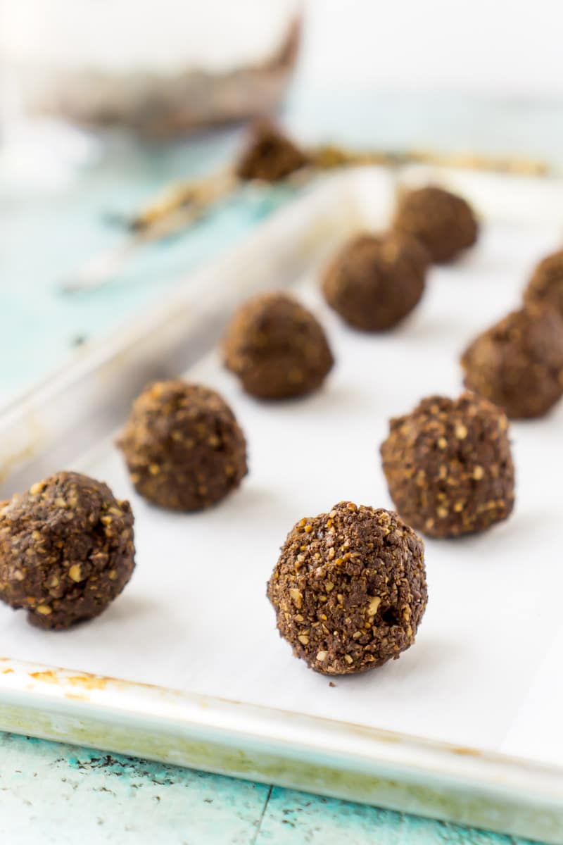 These chocolate protein balls are the best!
