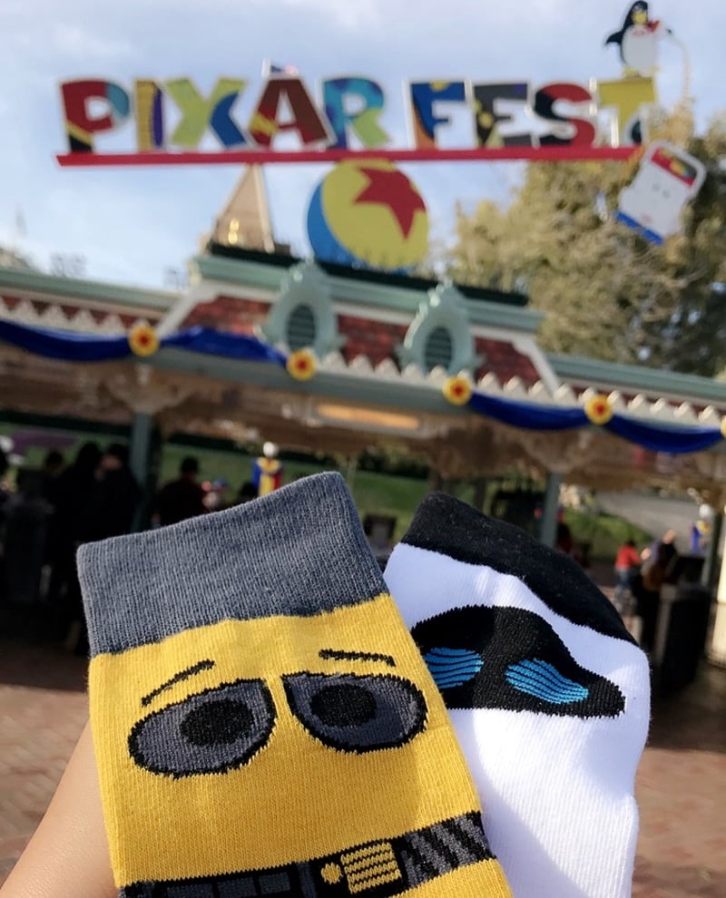 Pixar socks at Disneyland's Pixar Fest