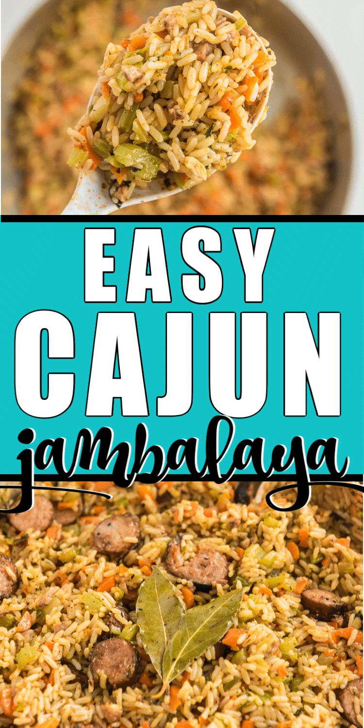 The best Cajun sausage jambalaya recipe! Easy to make, authentic flavor, and absolutely delicious!