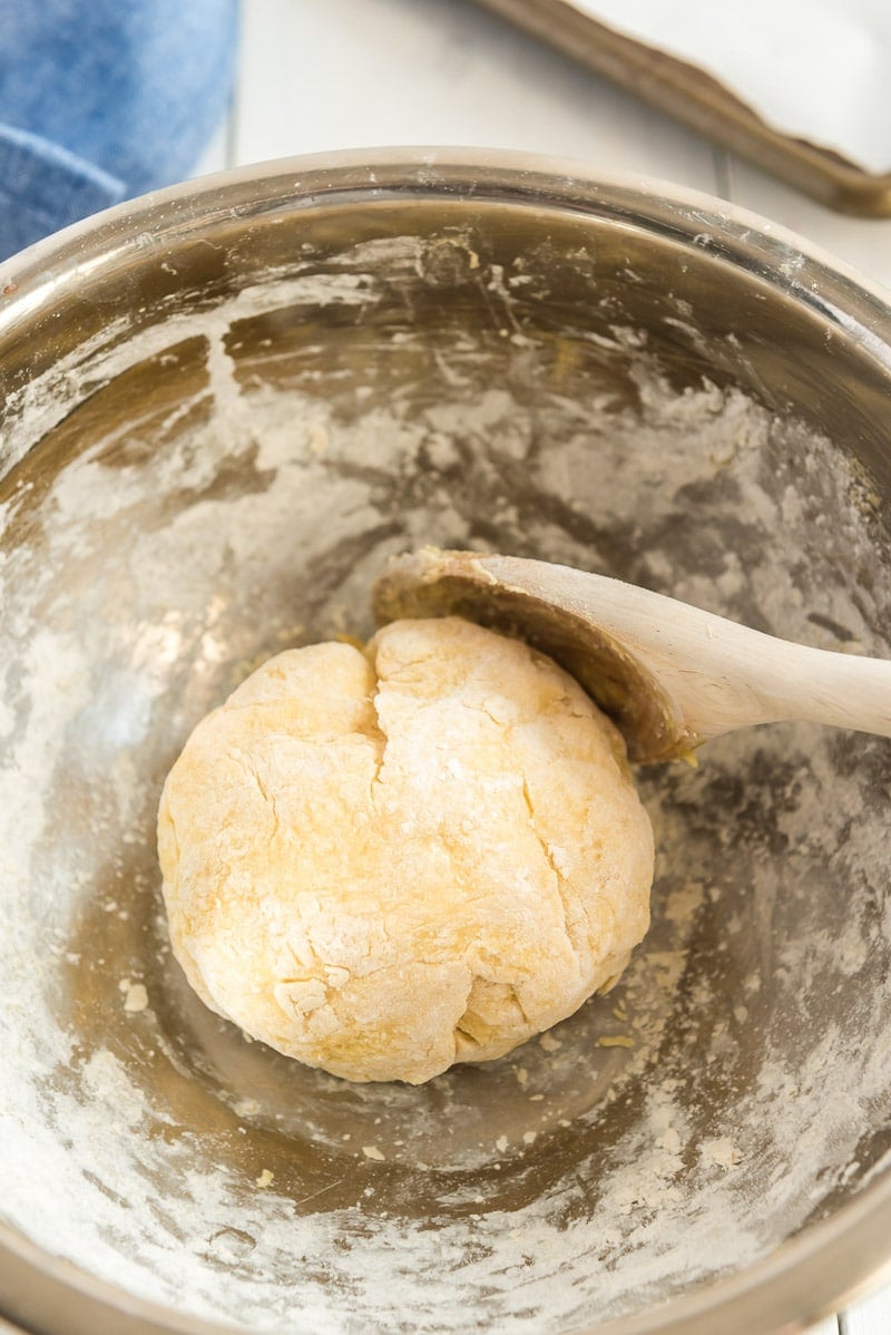 Dough for homemade egg noodles