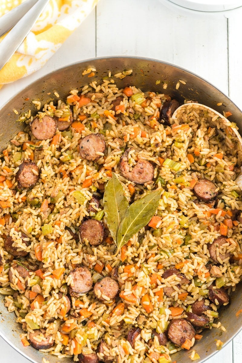 The Best Cajun Sausage Jambalaya Recipe - Play Party Plan