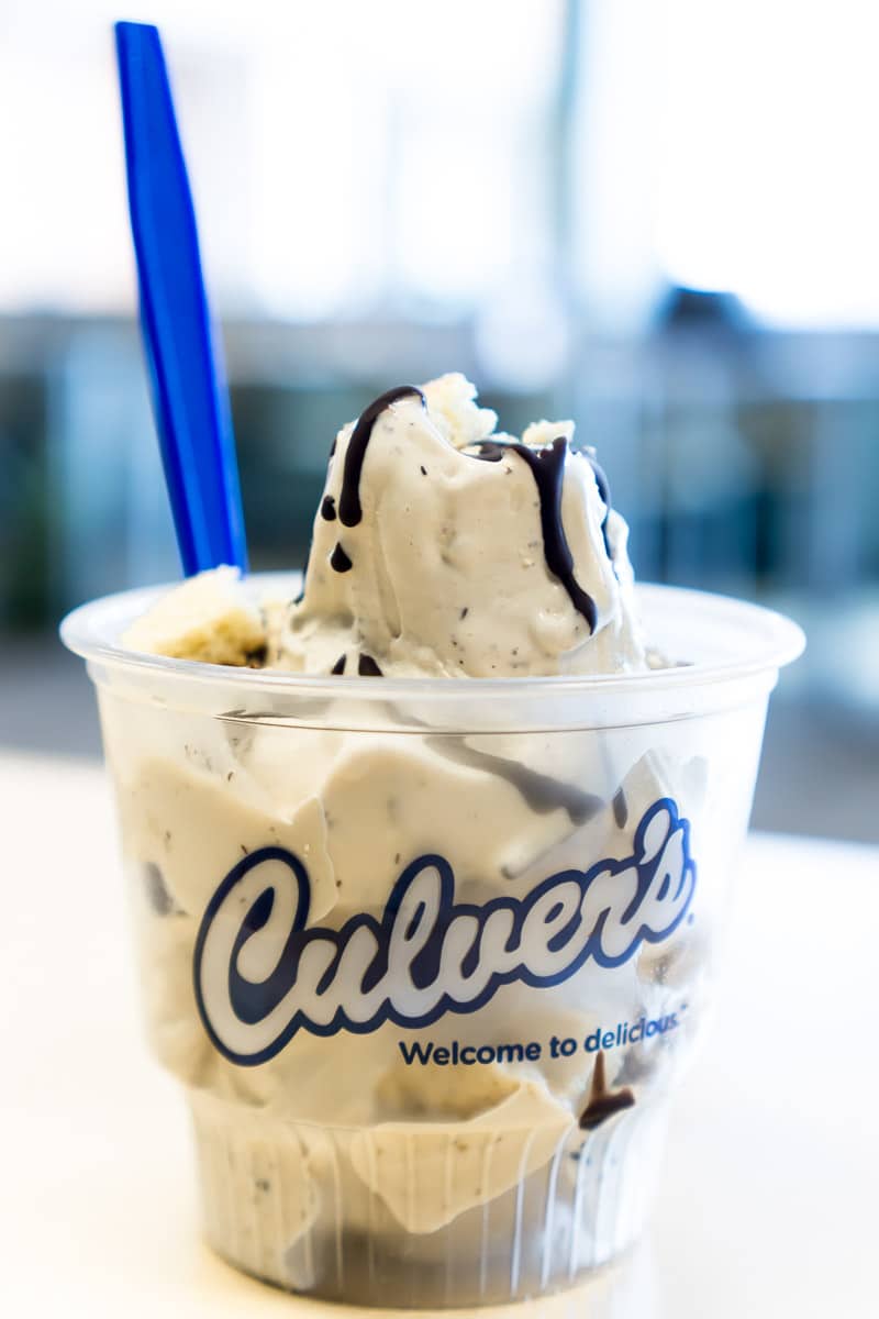 Culver's Flavor of the Day - Cappuccino Cookie Crumble