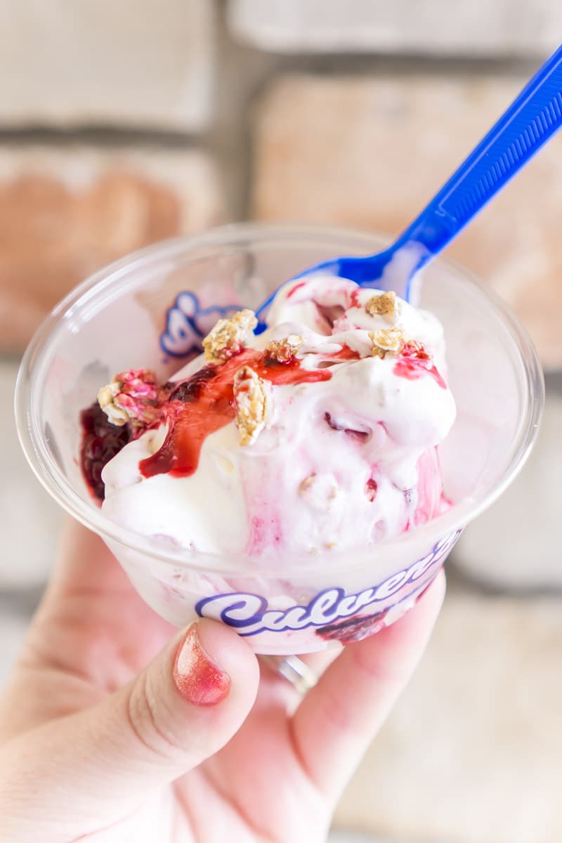 Culver's blackberry cobbler frozen custard