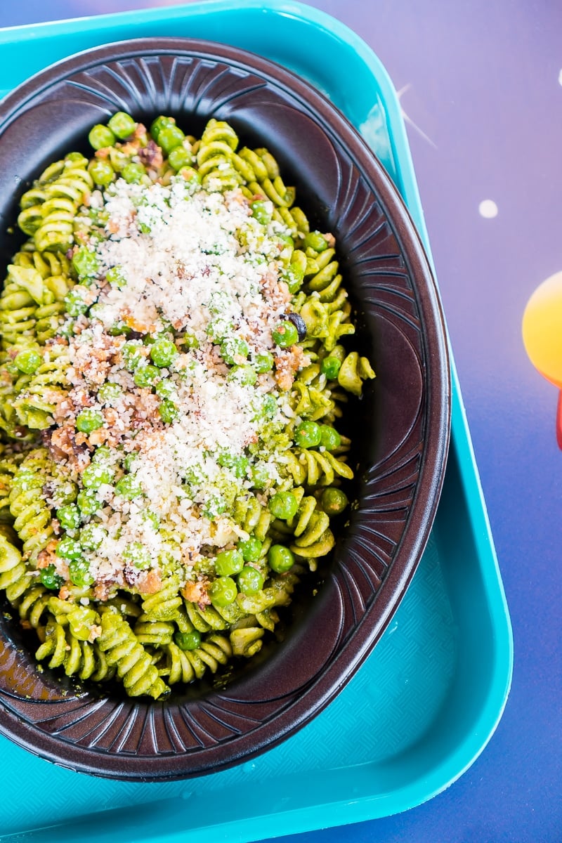 The miso pesto pasta from Alien Pizza Planet makes the top of the Pixar Fest food list