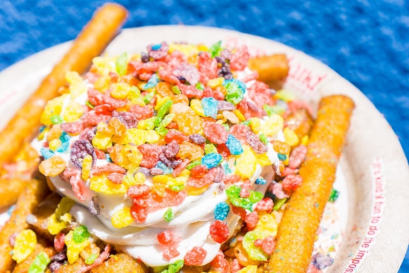 The funnel cake fries were one of the best Pixar Fest food items I tried