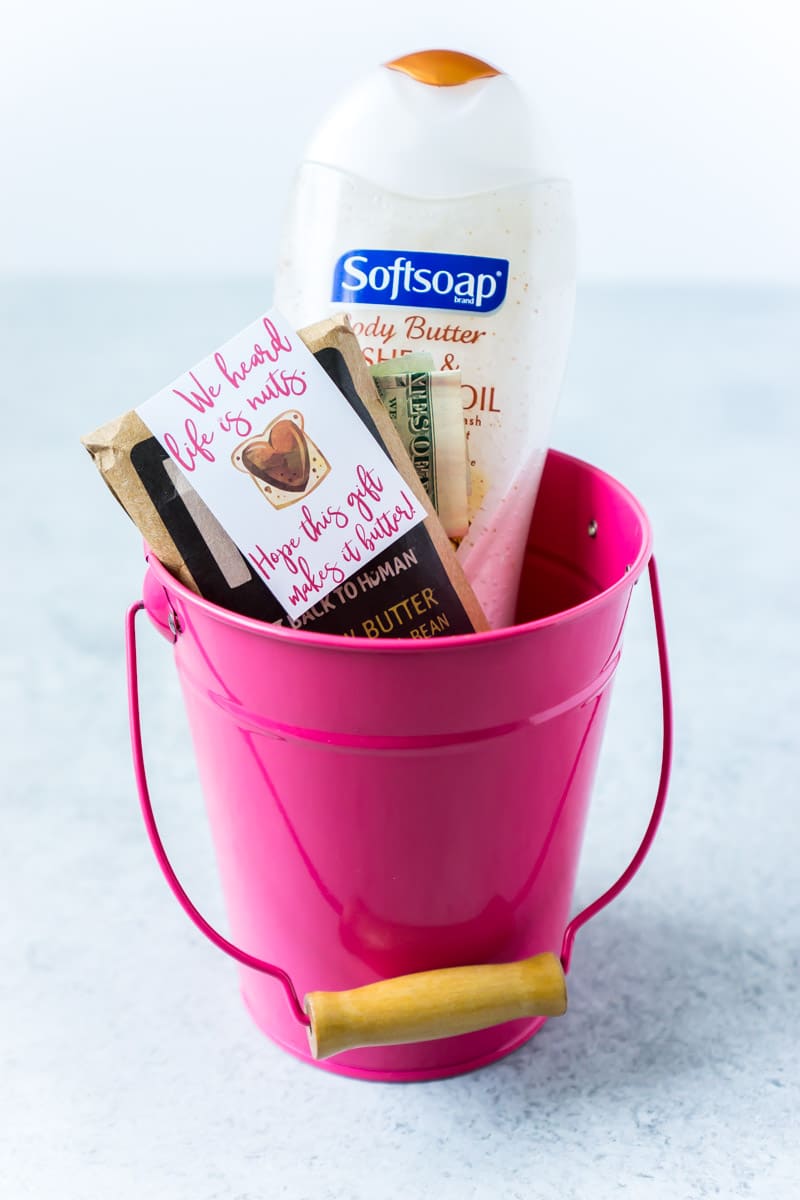 Creative gift basket ideas using peanut butter