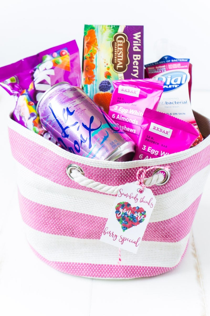 Berry inspired gift basket ideas for women