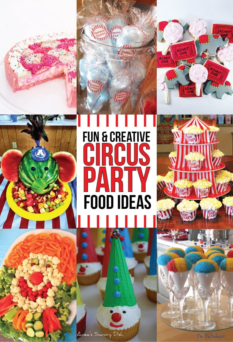 Circus theme party food ideas