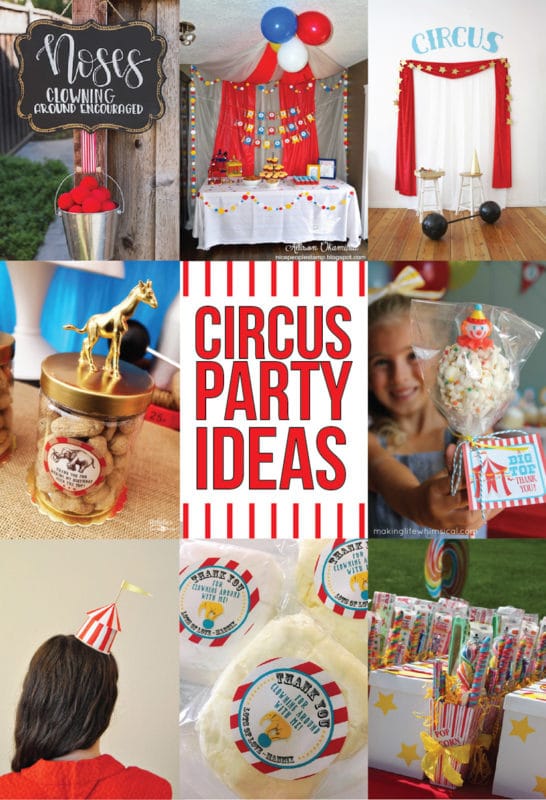 Collection of the best circus theme party ideas