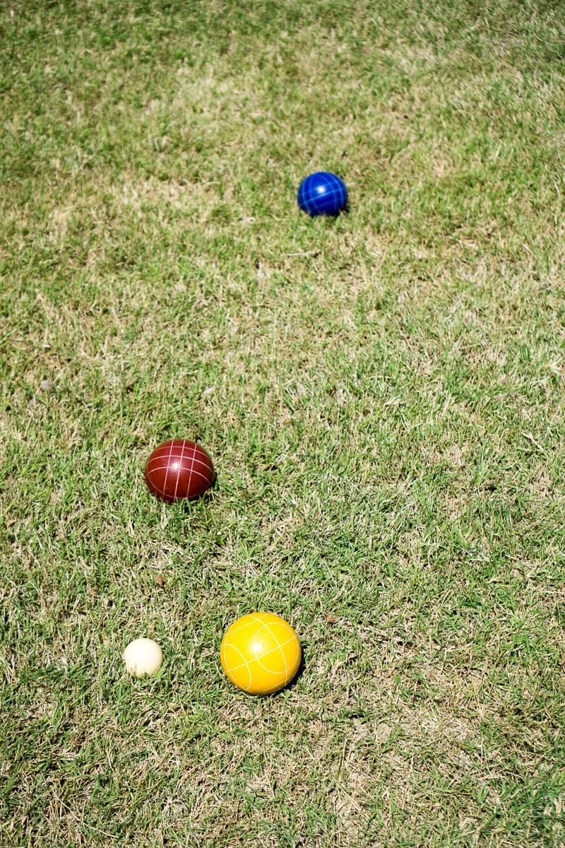 Bocce ball is one of the best outdoor games ever