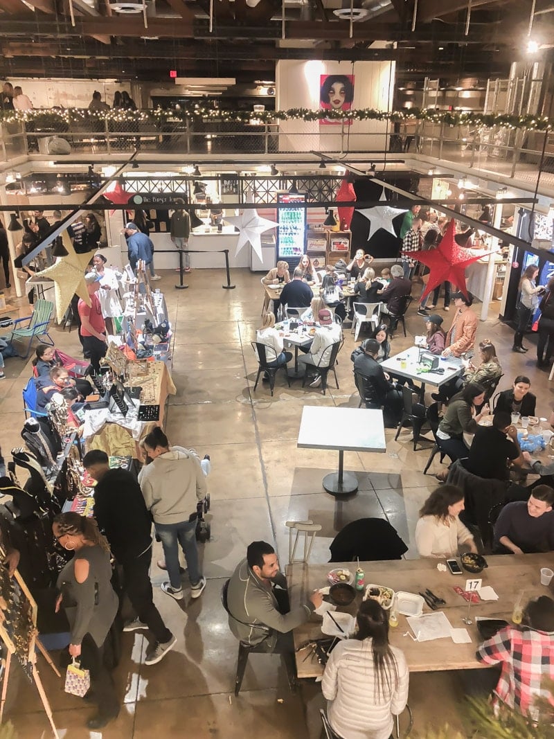 A picture of the Desoto Central Market during First Fridays Phoenix