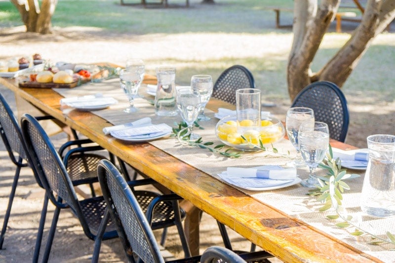 Queen Creek Olive Mill setup for a private event