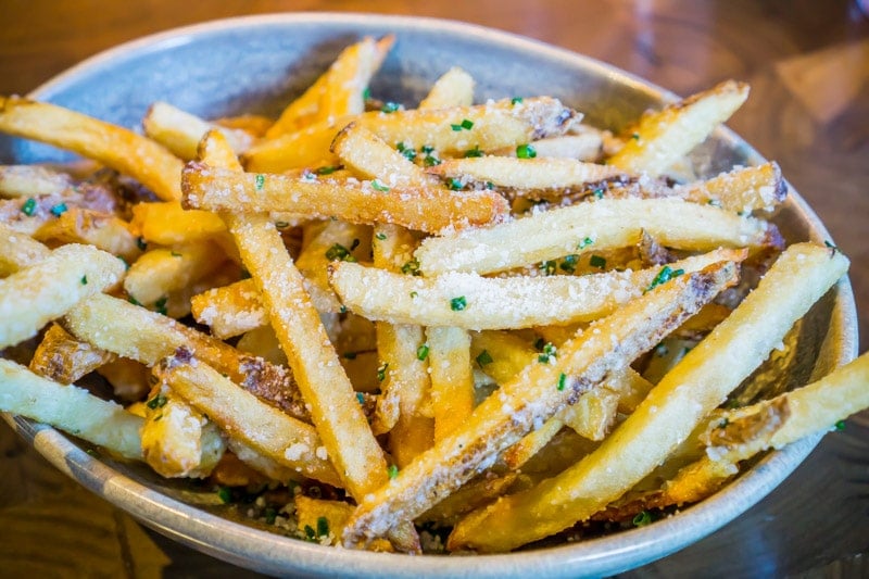 White truffle fries are one of the best items at The Henry Phoenix