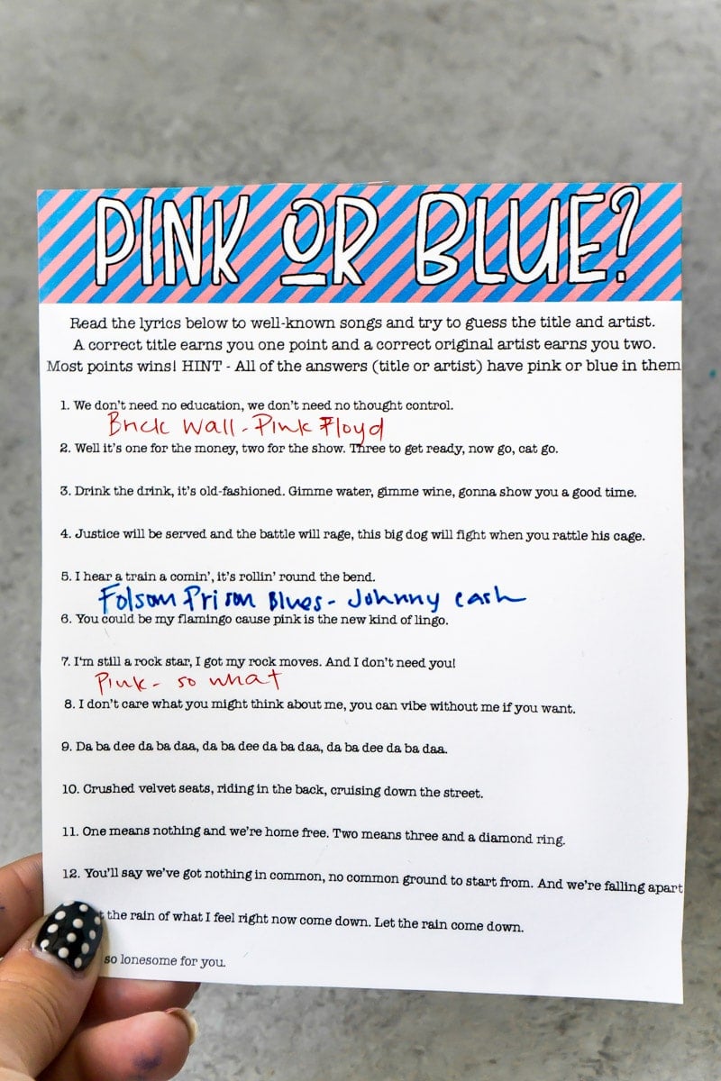 12 of the Best Gender Reveal Party Games Ever - 57
