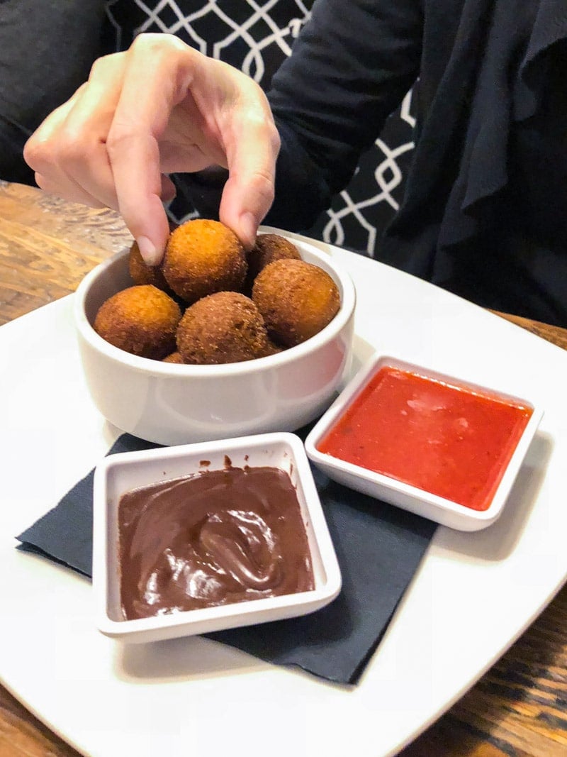 Cinnamon sugar donuts at one of the most fun places to eat in Phoenix