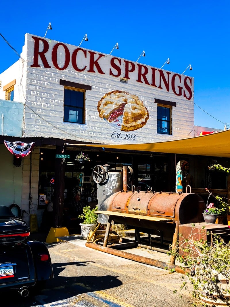 Outside Rock Springs Cafe in Phoenix