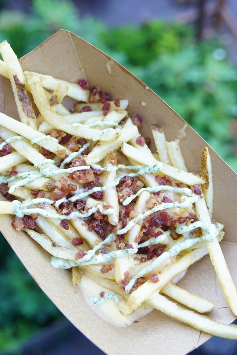 Loaded fries are one of the best Disneyland snacks