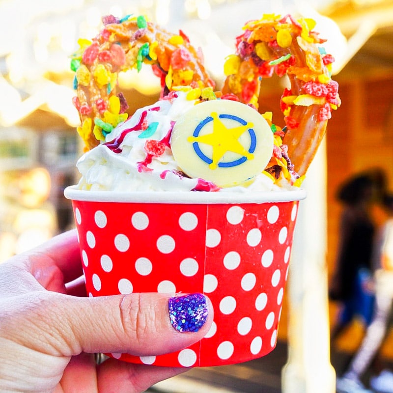 Speciality sundaes are some of the best Disneyland food