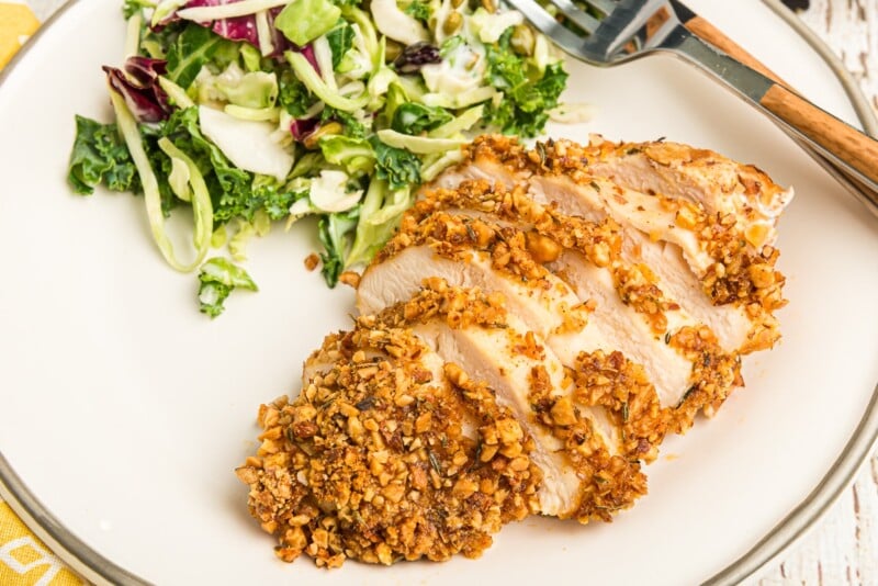 Cut up almond chicken