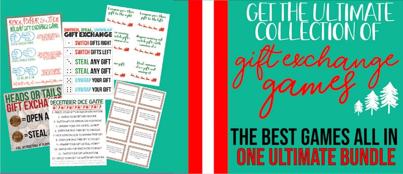 Disney Christmas Gift Exchange Printable Game