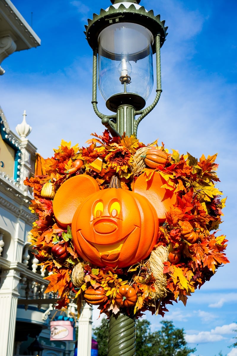 Mickey wreath at the Mickey's Not So Scary Halloween Party