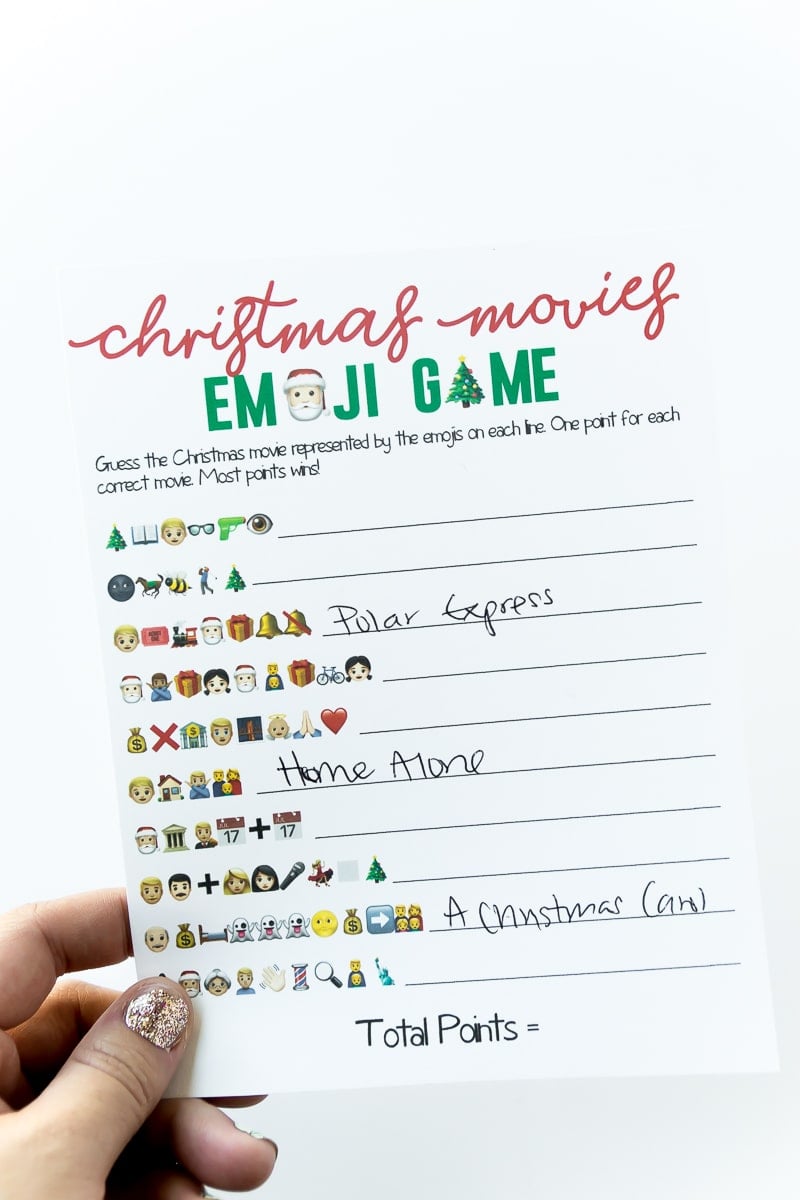 Free Printable Christmas Game Play Party Plan