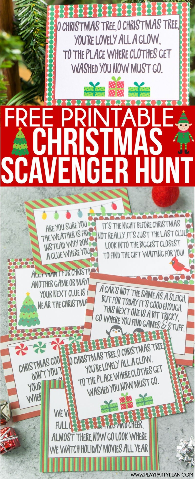 Christmas Scavenger Hunt Clues Around The House Scavenger Ideas 2019 