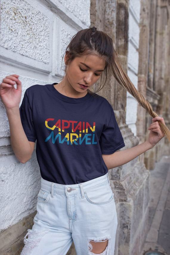 Add this shirt to your Captain Marvel costume