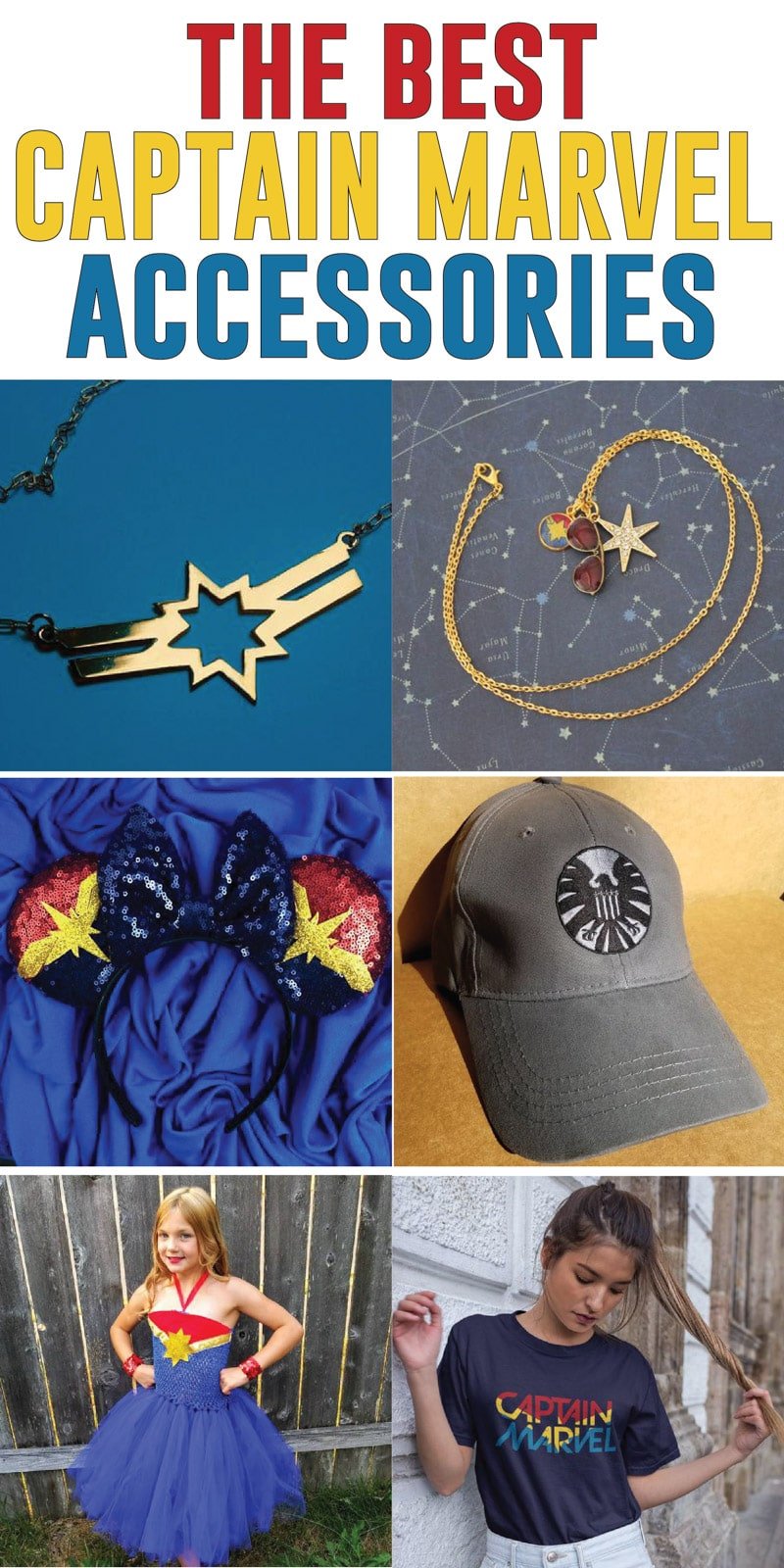 The best Captain Marvel costume ideas inspired by the brand new 2019 movie! Everything from cosplay options to a shirt featuring Brie Larson! Ideas for kids, adults, and even babies! And tons of great Captain Marvel shirt options too!