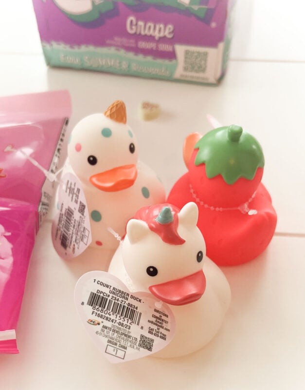 Valentine's Day rubber ducks