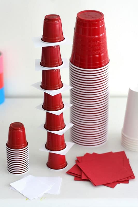 Stacking cups and other Dr Seuss games