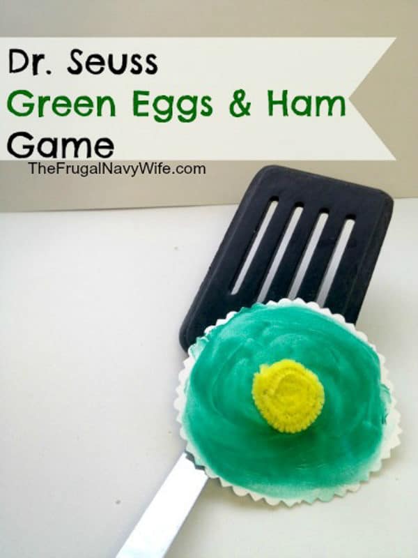 Green Eggs and ham flipping and other Dr Seuss games