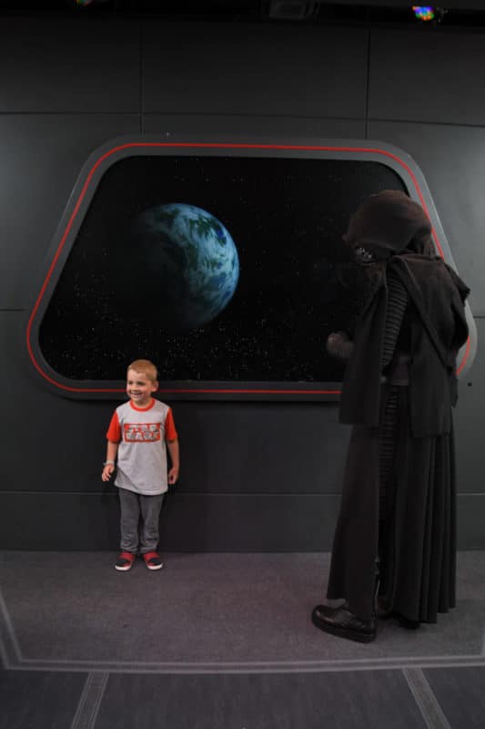 Kylo Ren greeting at Disney After Hours