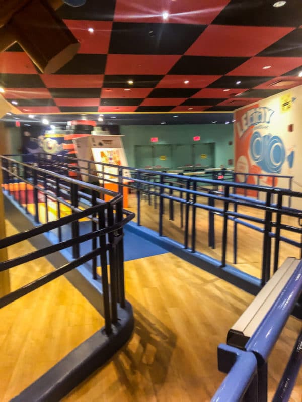 Toy Story Mania line during Disney After Hours