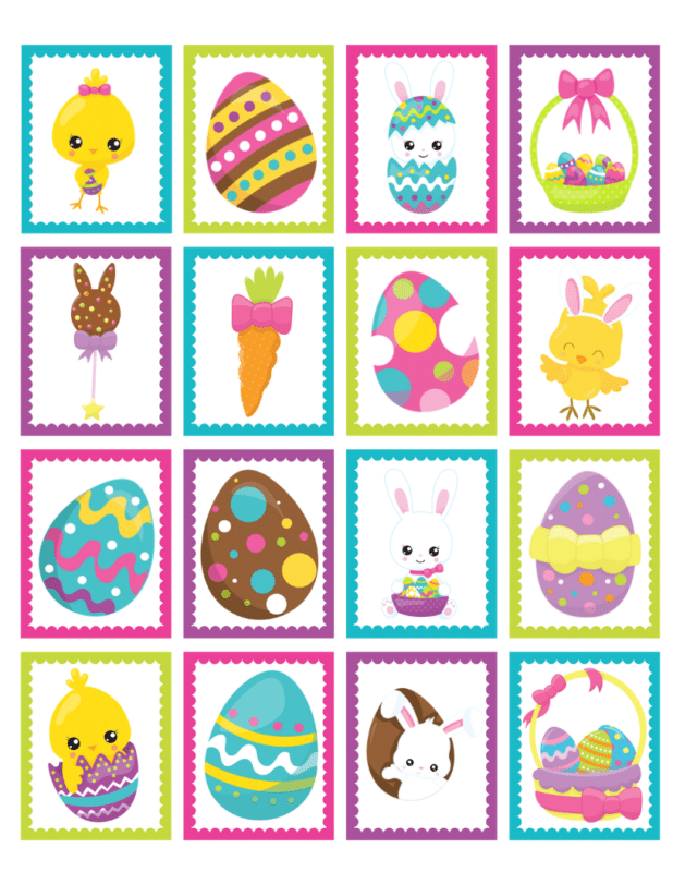 Easter memory game