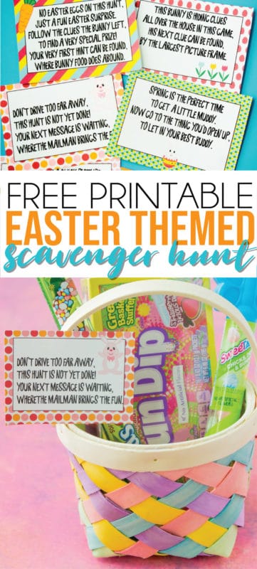 Easter Scavenger Hunt Clues {free Printable } Play Party