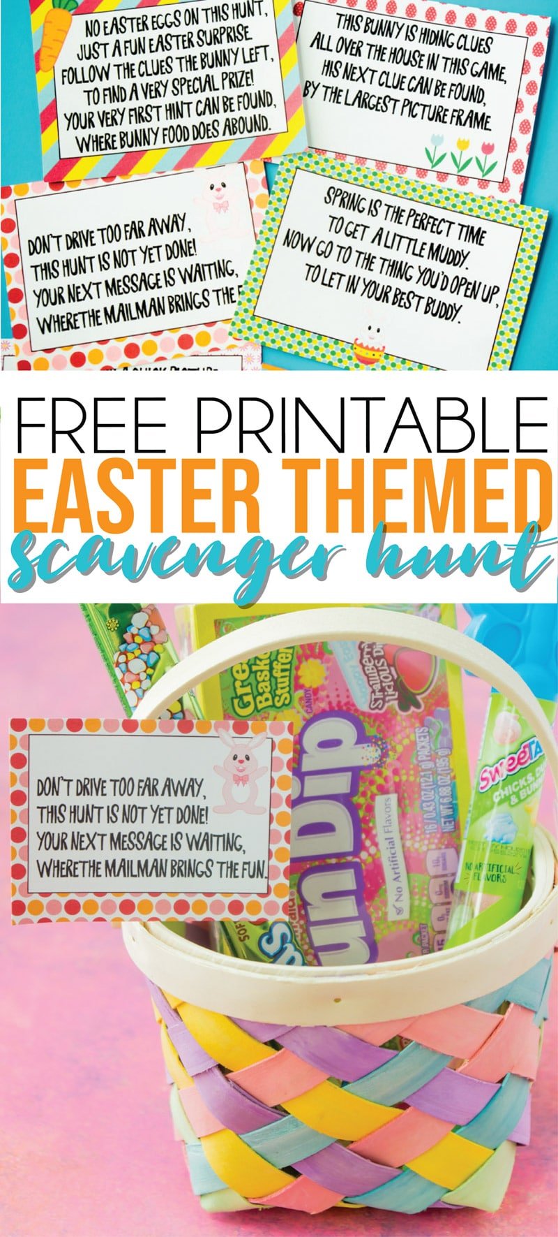 Easter Scavenger Hunt Clues Free Printable Play Party Plan