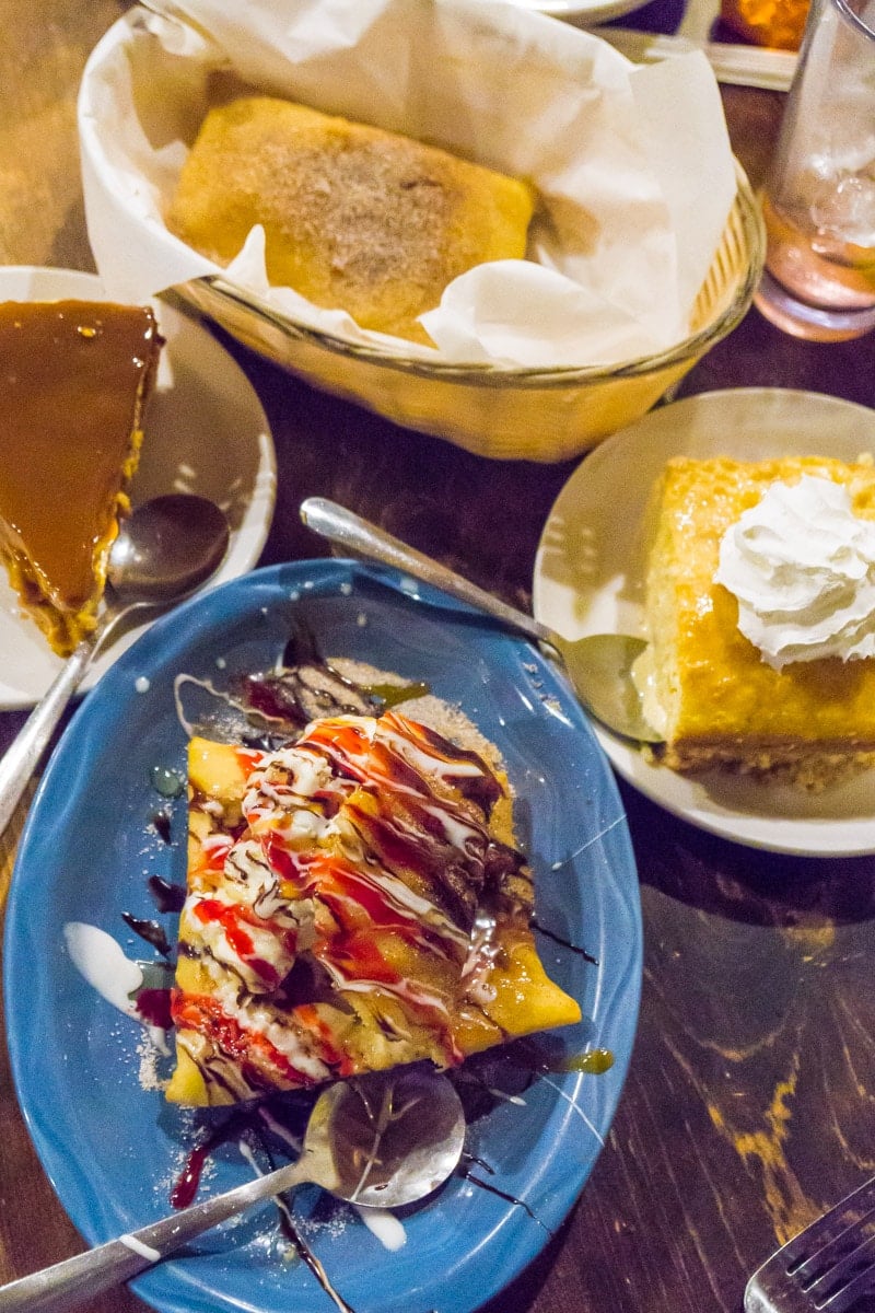 Desserts at one of the best Ruidoso restaurants