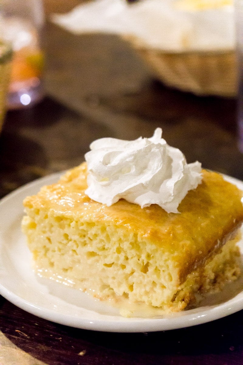 Tres Leches at Casa Blanca, one of the best restaurants in Ruidoso